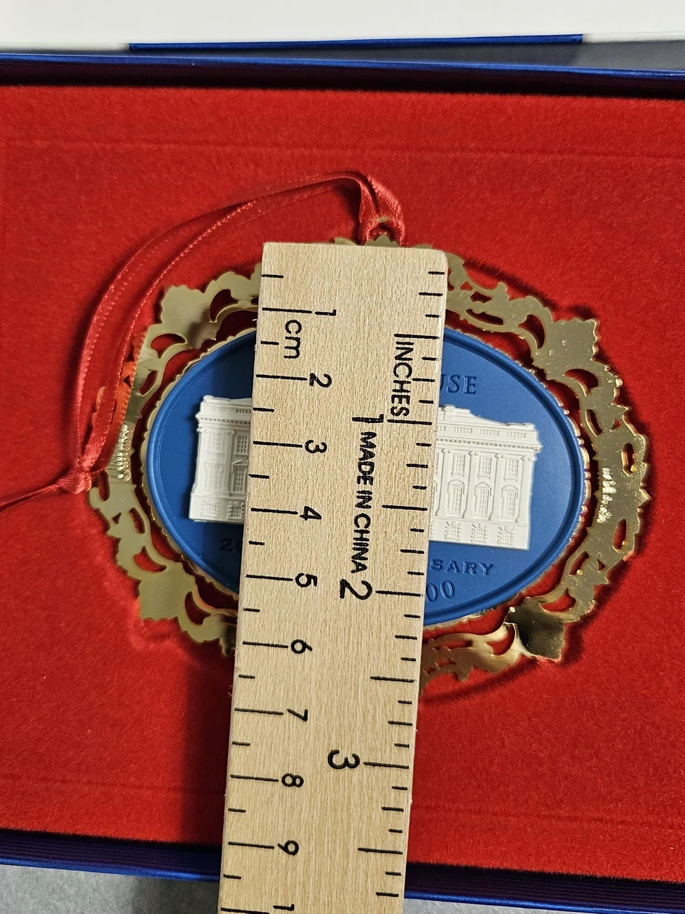 White House Historical Association 2000 200th Anniversary Christmas Ornament